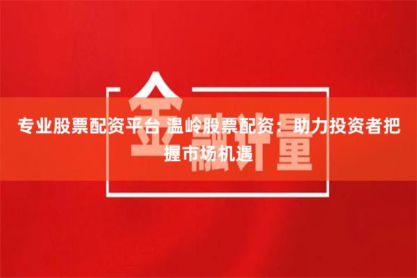 专业股票配资平台 温岭股票配资：助力投资者把握市场机遇